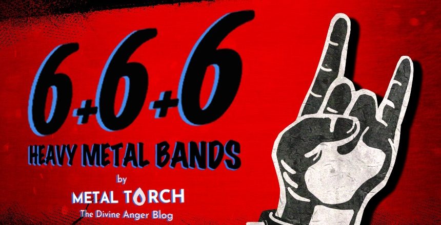 6+6+6 heavy metal bands: blog cover image